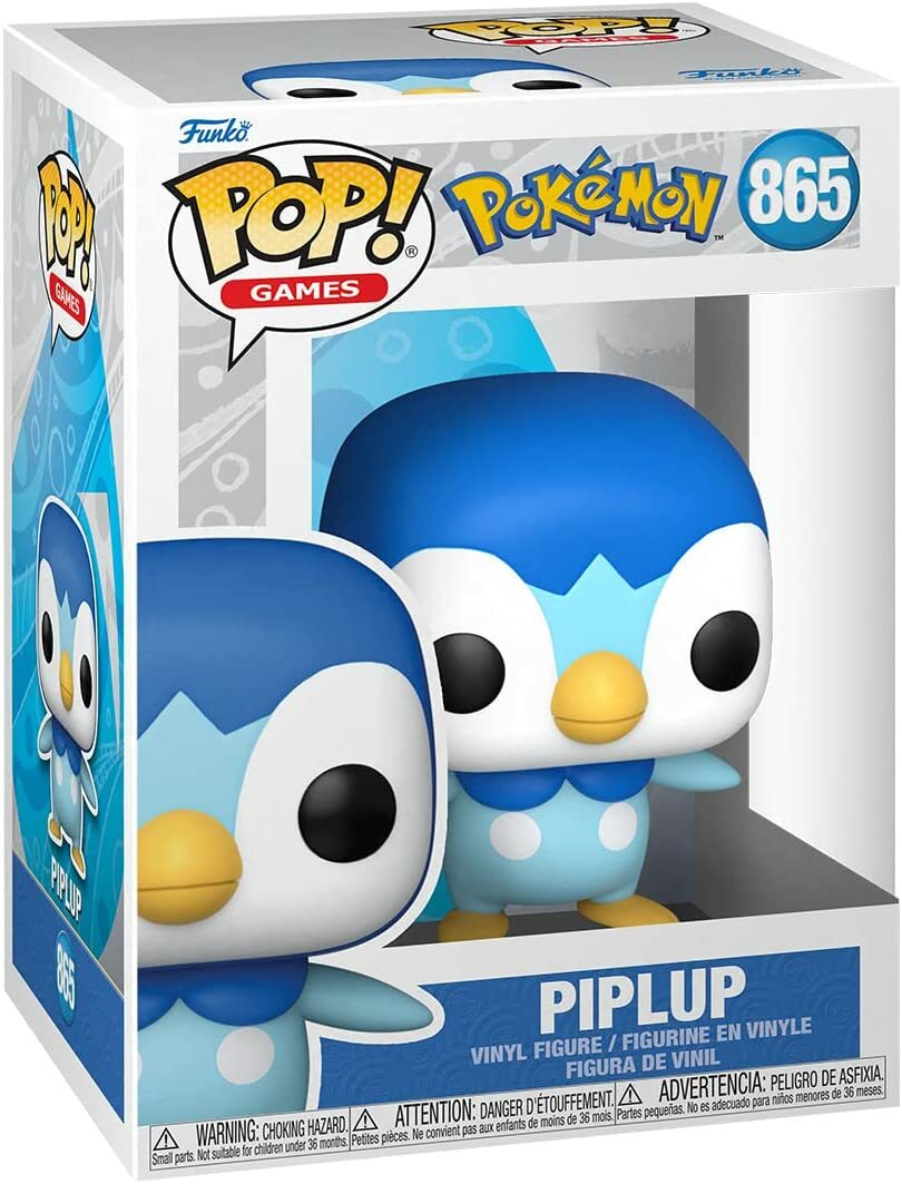Funko Pop! Pokemon Wave 10 Vinyl Figure - Lapras #864 - Piplup #865 - Leafeon #866