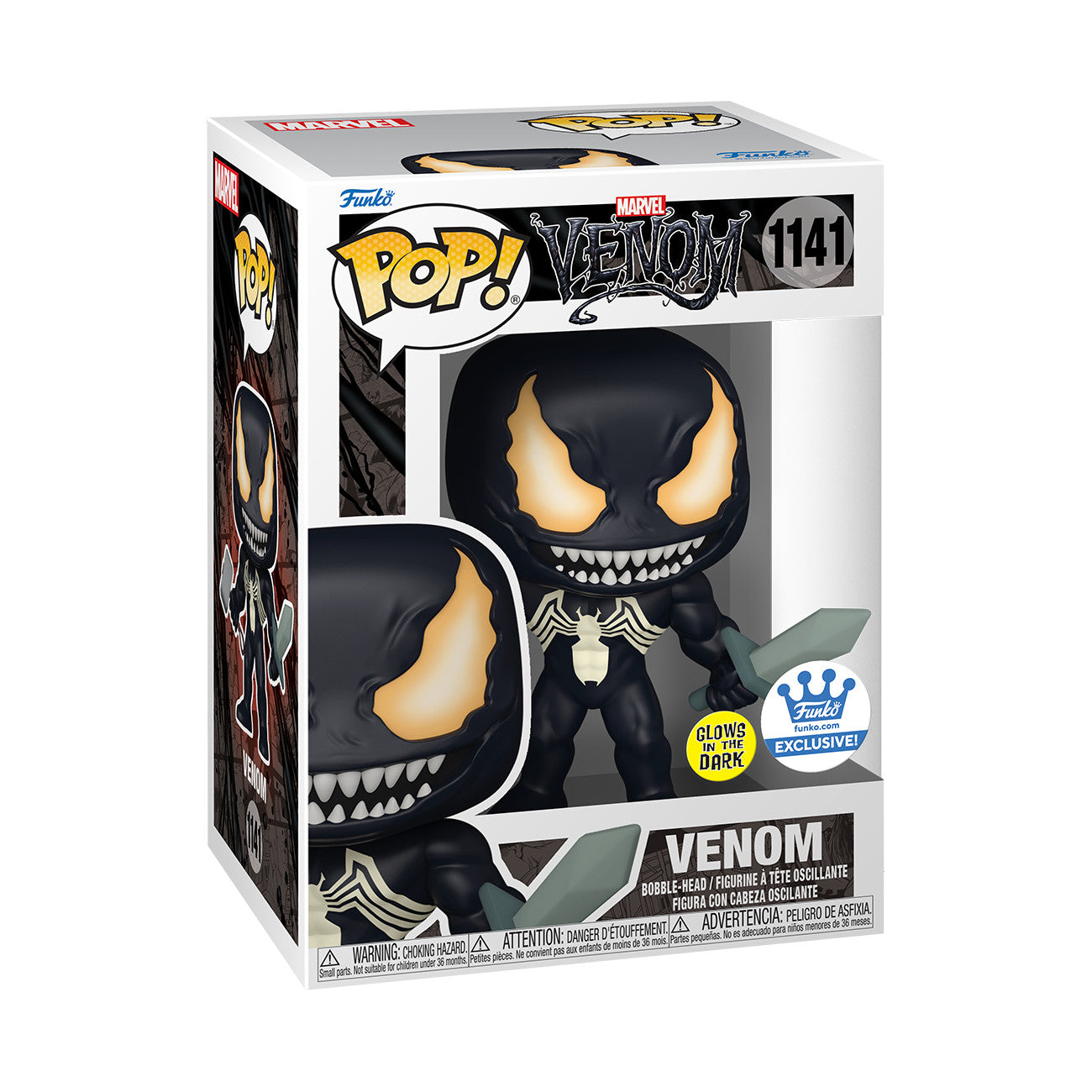 Marvel Venom (King in Black) #1141 (GITD) Funko Pop! Vinyl Figure - Funko Shop Exclusive