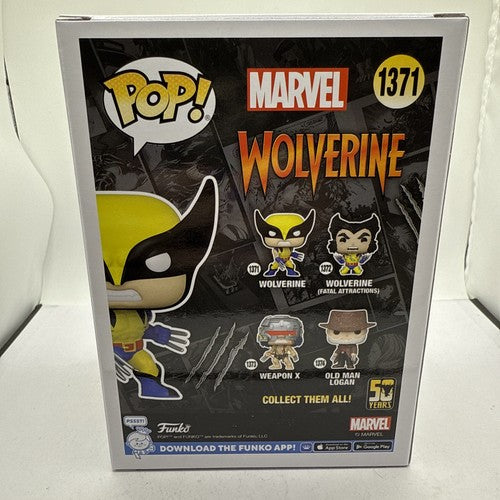 Marvel Pop! Wolverine (Classic) #1371 - Wolverine (Fatal Attractions) #1372 - Weapon X #1373 - Old Man Logan #1374